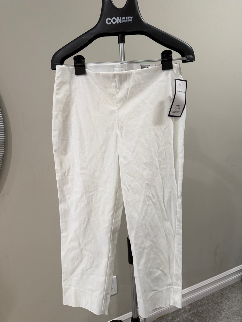 Charter club Classic Women's White Crop Pants - Clean Crew